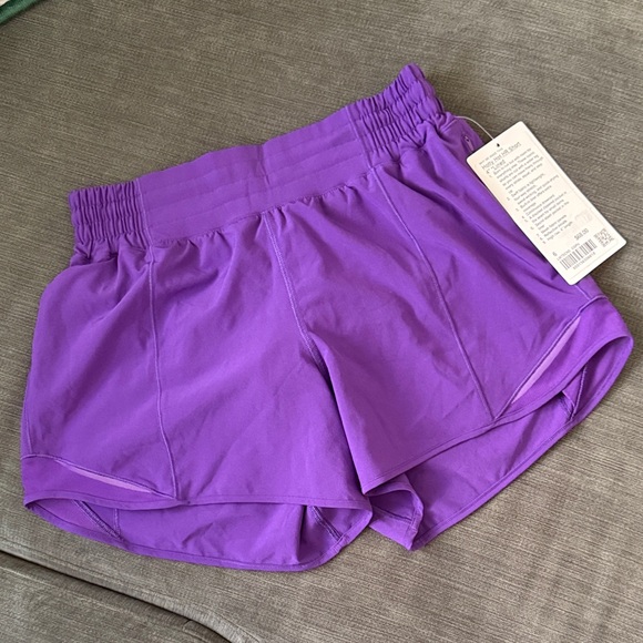 Lululemon Athletica Bold Purple Athletic Shorts - Picture 1 of 4